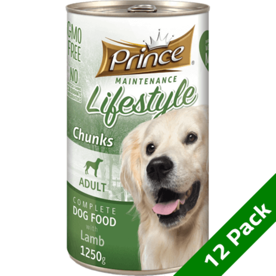 PRINCE DOG/F CHUNKS LAMB 1250G